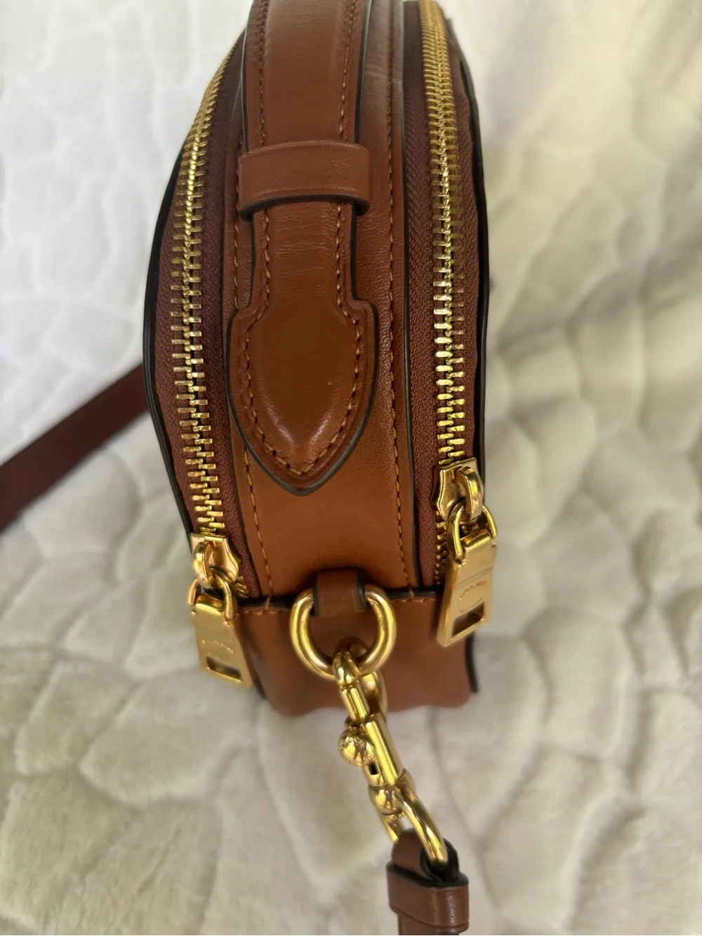 Coach Serena Satchel In Signature Canvas with Stripes